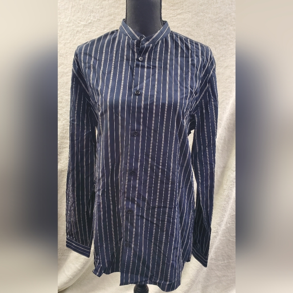 KOOPLES NAVY BUTTON UP Medium